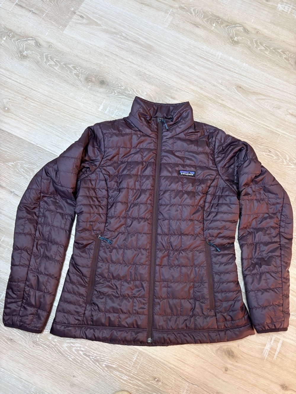 Patagonia Women's Quilted Puffer Jacket - Deep Plum